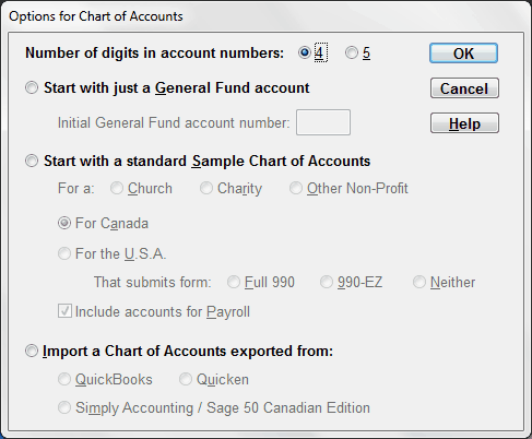 installation instructions the startup accounts window church chart of accounts